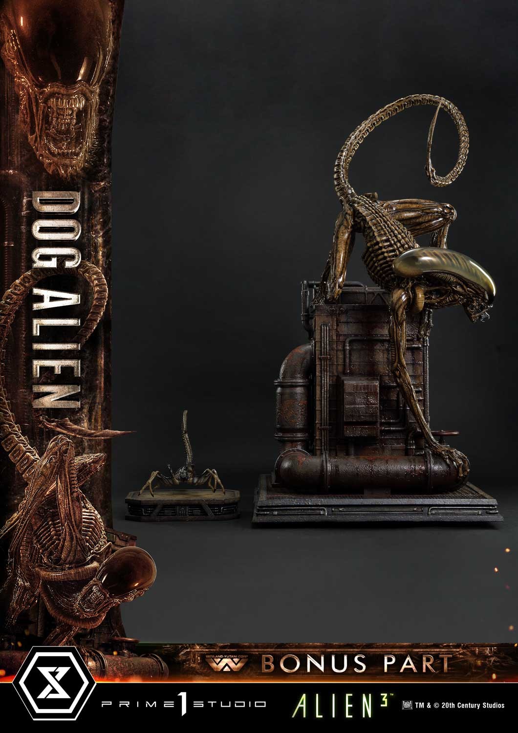 Alien Dog Alien (Deluxe Bonus Version) 1:3 Scale Statue  (Prototype Shown) View 9