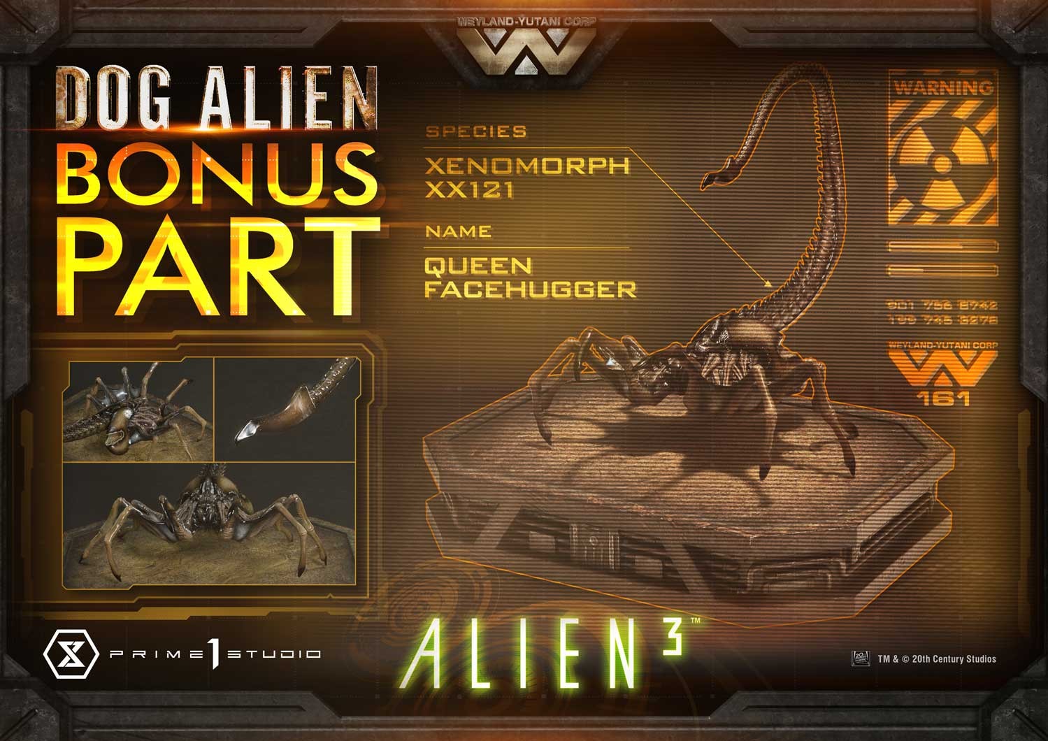 Alien Dog Alien (Deluxe Bonus Version) 1:3 Scale Statue  (Prototype Shown) View 10