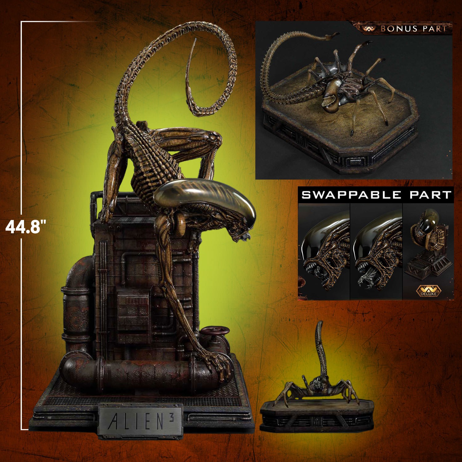 Alien Dog Alien (Deluxe Bonus Version) 1:3 Scale Statue  (Prototype Shown) View 2
