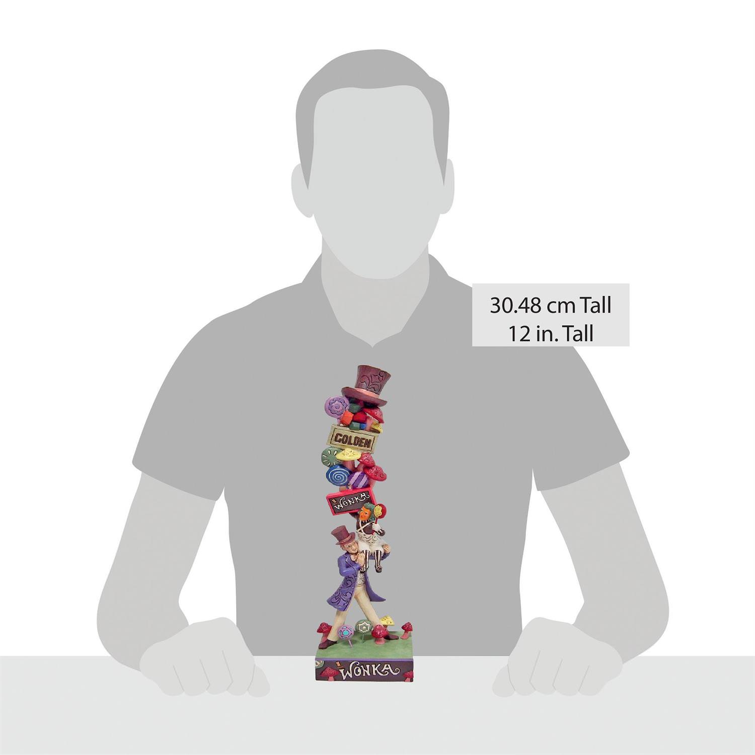 Willy Wonka and the Chocolate Factory Willy Wonka with Stacked Icons Figurine  (Prototype Shown) View 2