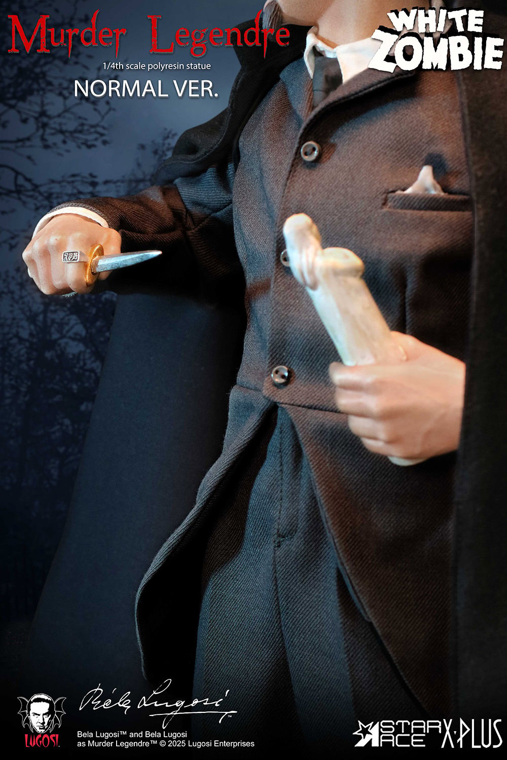 White Zombie Murder Legendre Deluxe Statues  (Prototype Shown) View 11