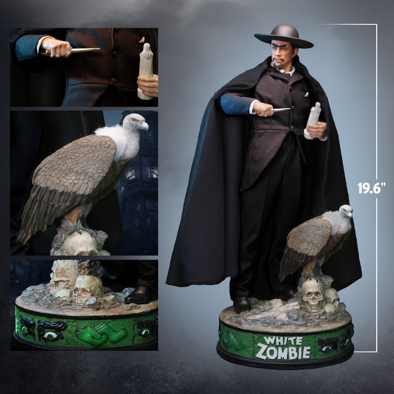 White Zombie Murder Legendre Deluxe Statues  (Prototype Shown) View 2