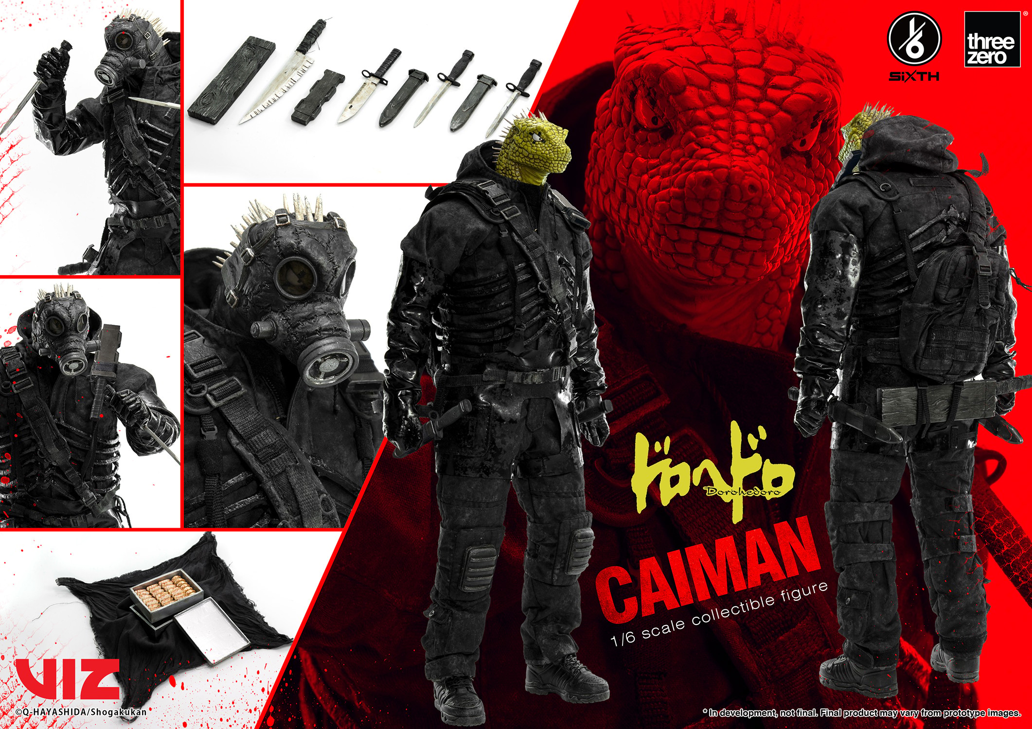 threezero 1/6 ドロヘドロ カイマン 3Z0560 Caiman Caiman Sixth Scale Figure by Threezero | Sideshow Collectibles
