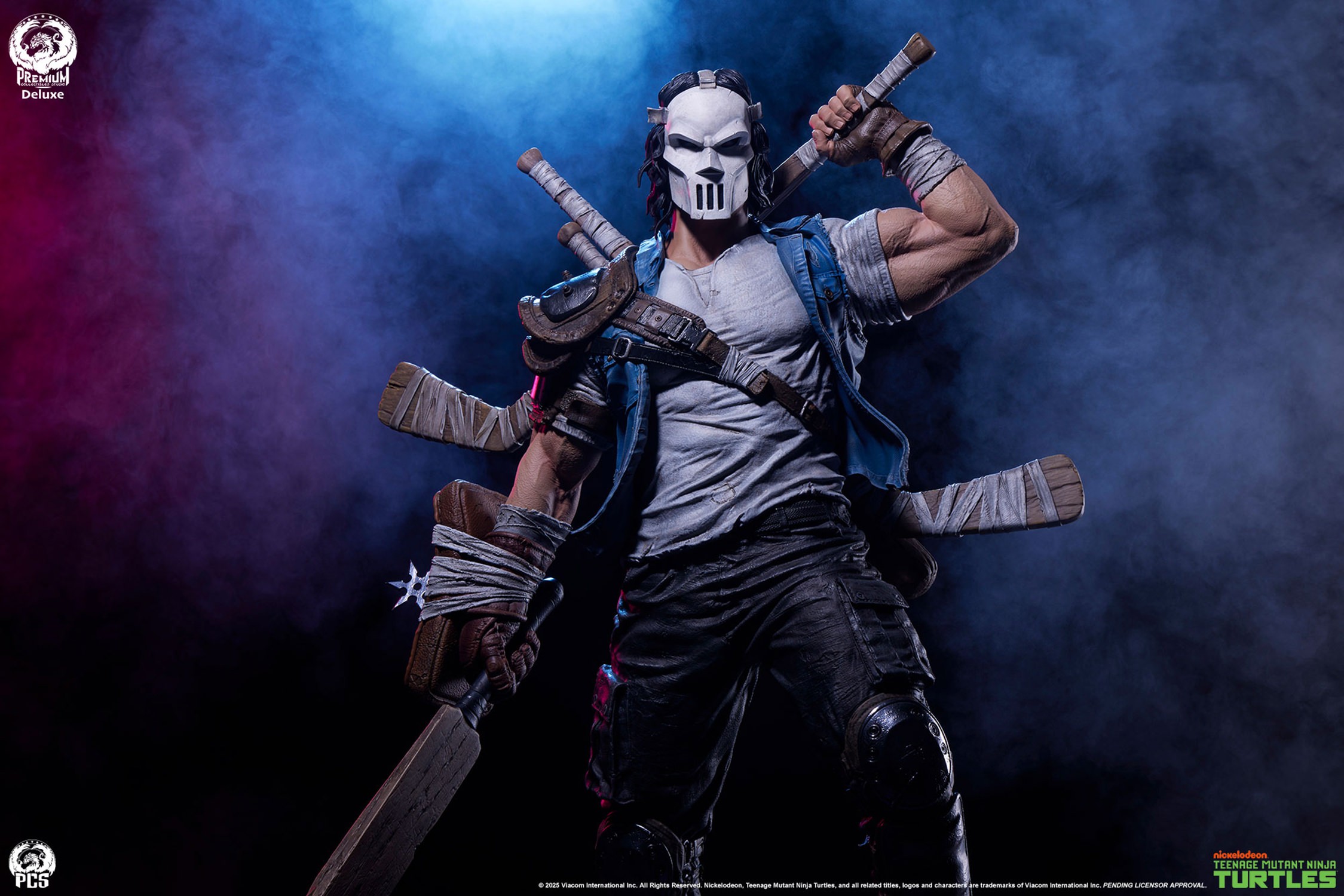 Teenage Mutant Ninja Turtles Casey Jones Deluxe 1:3 Scale Statue  (Prototype Shown) View 1