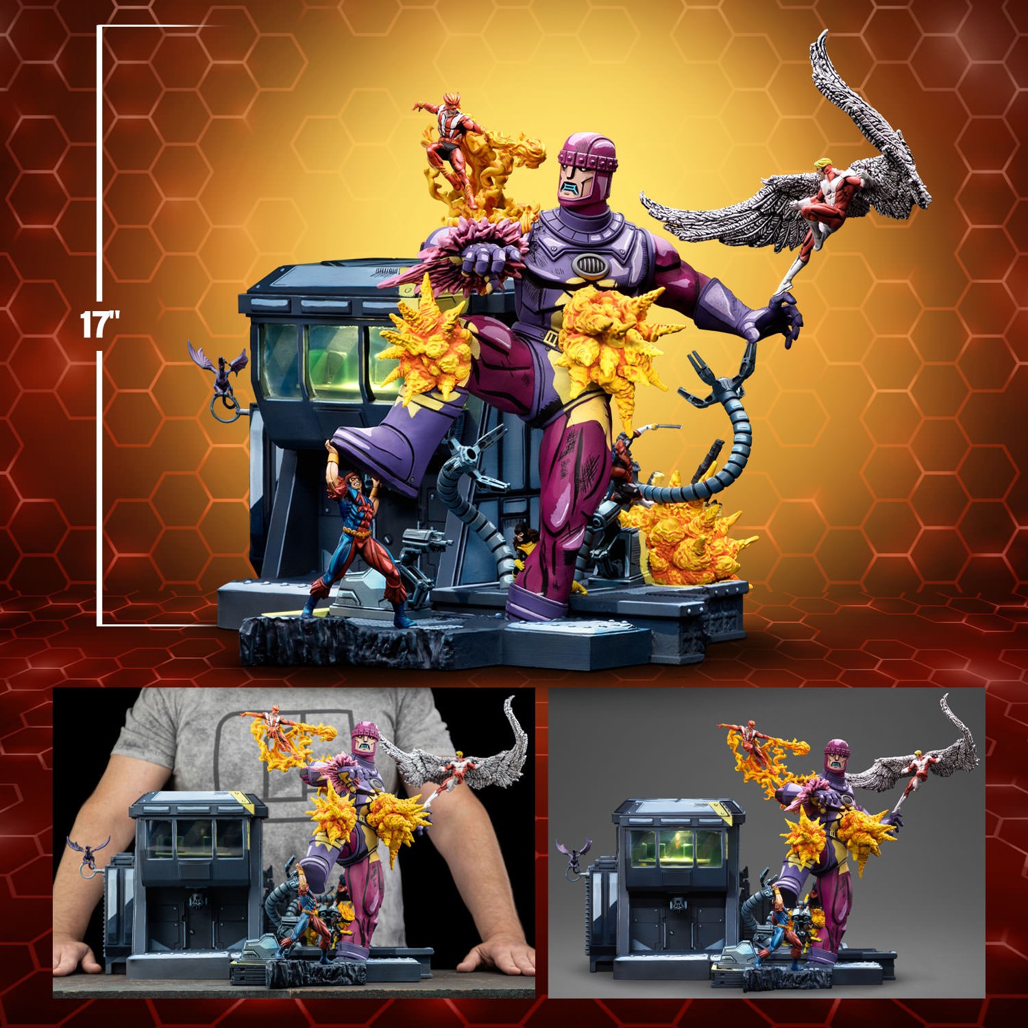 Marvel X-Men Danger Room B (Comics Color Variant) Diorama  (Prototype Shown) View 2