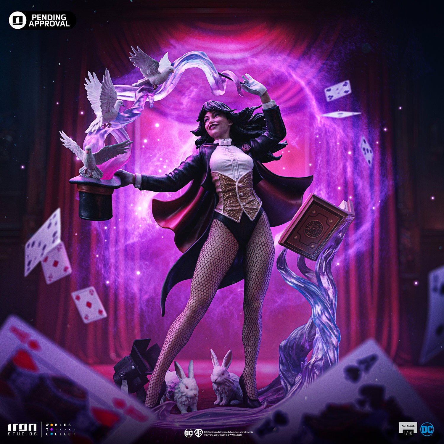 DC Comics Zatanna 1:10 Scale Statue  (Prototype Shown) View 1