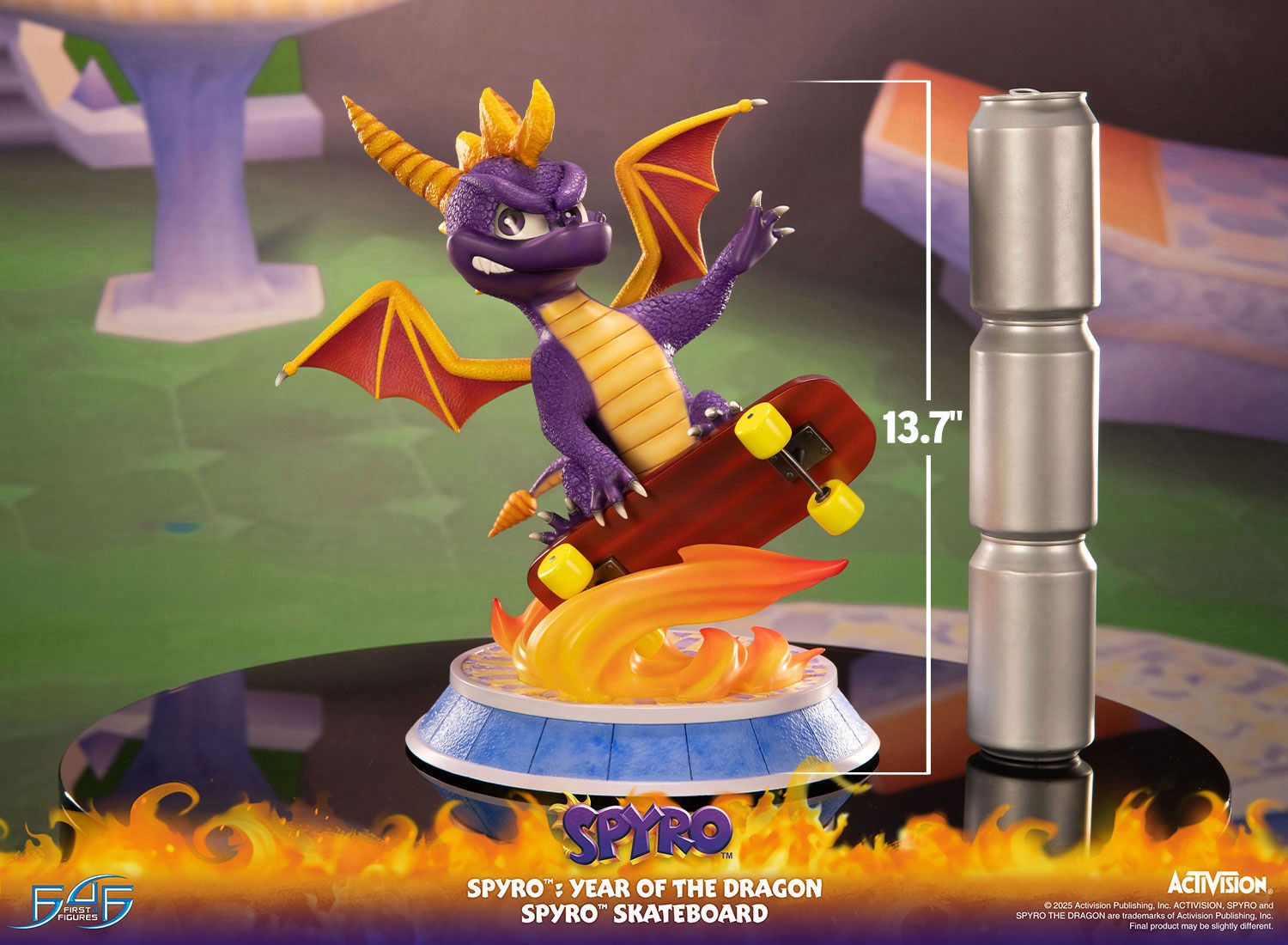 Spyro Spyro™ Skateboard Statues  (Prototype Shown) View 2