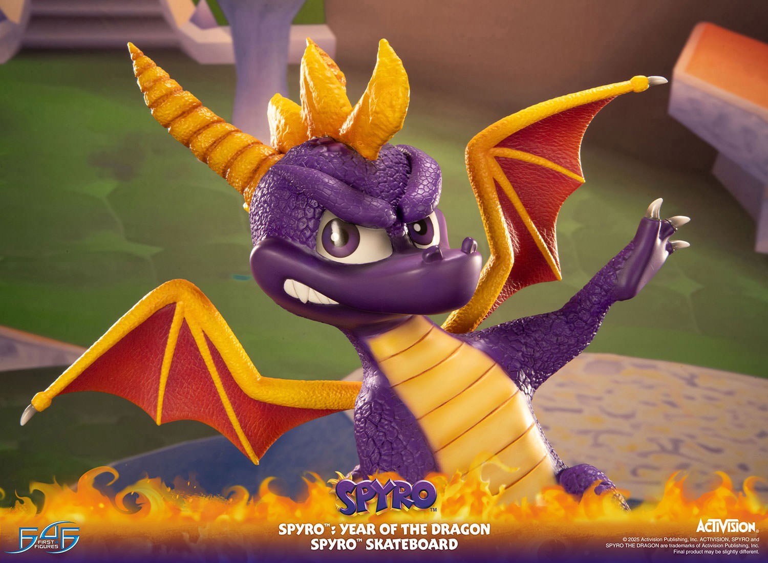 Spyro Spyro™ Skateboard Statues  (Prototype Shown) View 3
