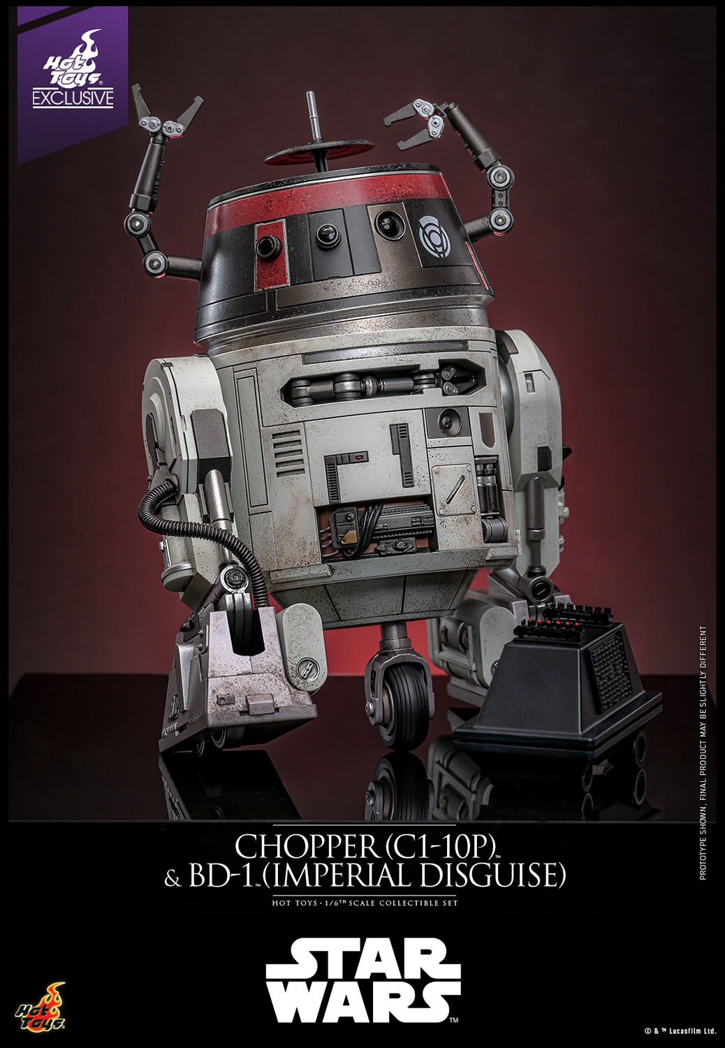 Chopper (C1-10P™) & BD-1™ (Imperial Disguise) Sixth Scale Figure
