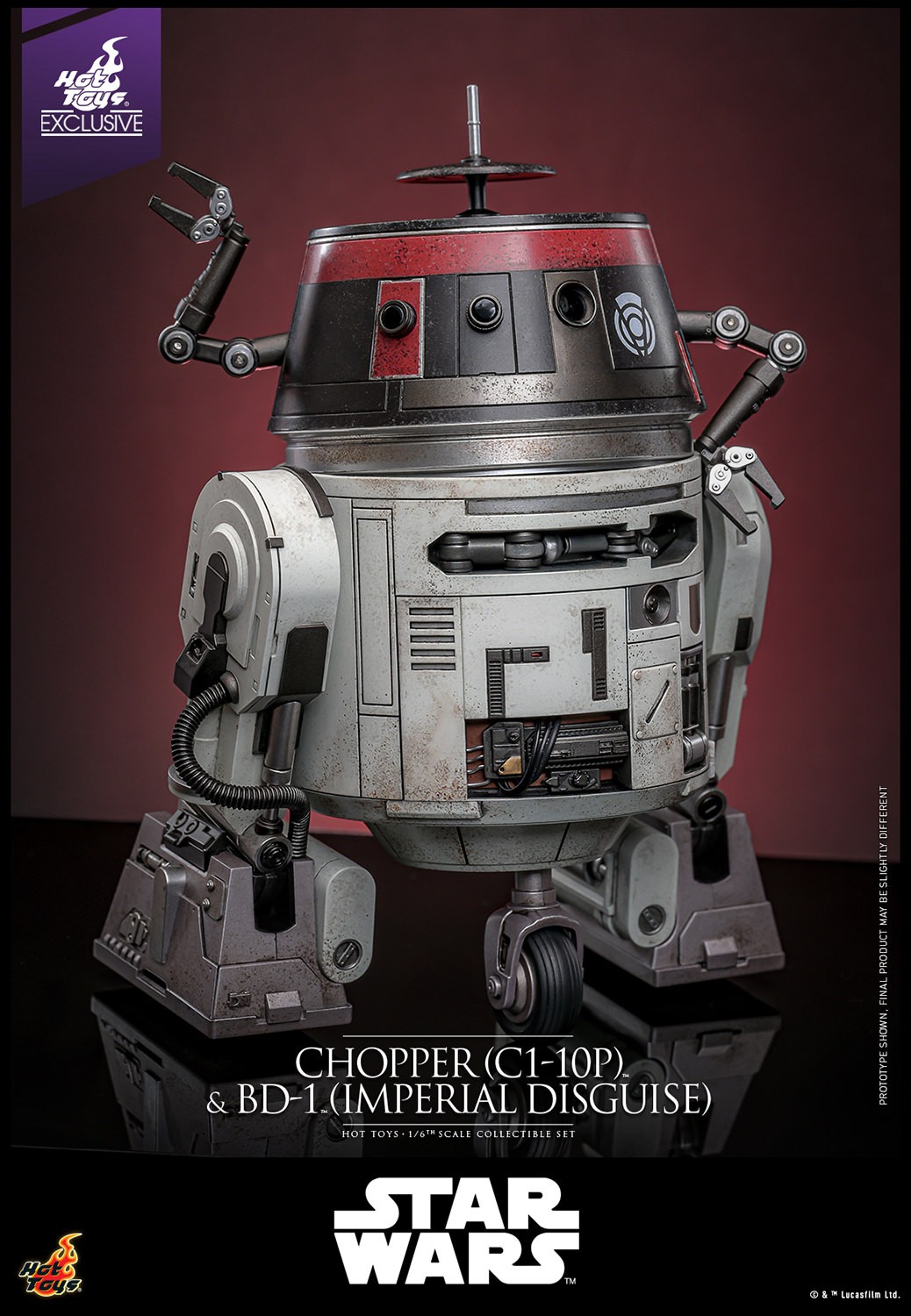 Chopper (C1-10P™) & BD-1™ (Imperial Disguise) Sixth Scale