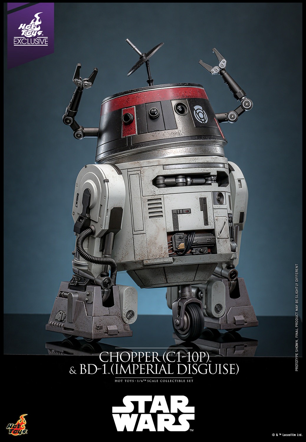 Hot Toys - ホットトイズ スター・ウォーズ チョッパー＆BD-1（帝国軍変装） TMS152 ホットトイズTMS152 『スター・ウォーズ』 1/6スケール