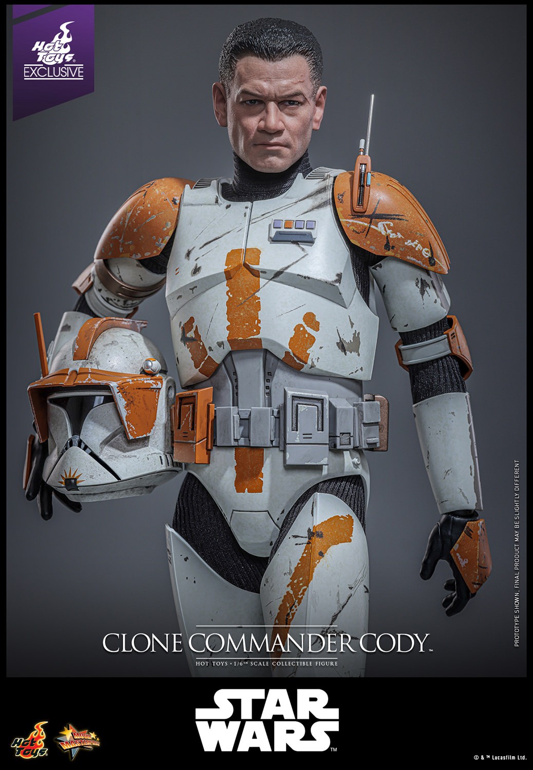 未開封 SIDESHOW StarWars Commander Cody Clone Commander Cody™ Sixth Scale Figure by Hot Toys