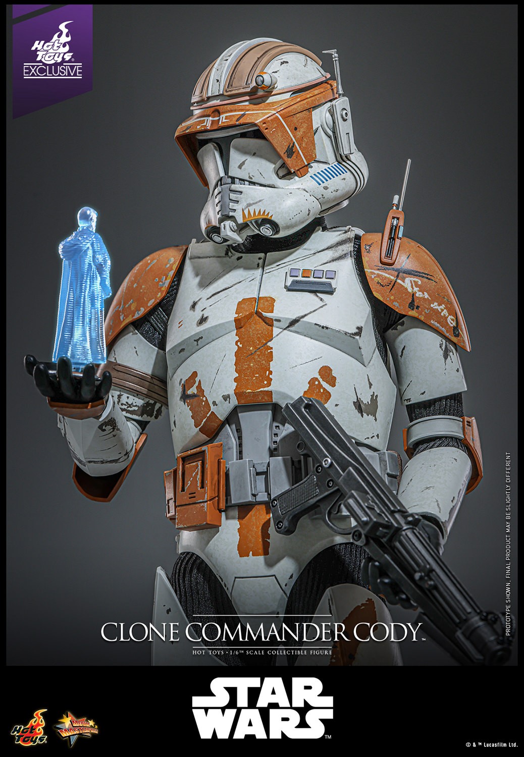 Star Wars Clone Commander Cody™ Sixth Scale Figure  (Prototype Shown) View 16