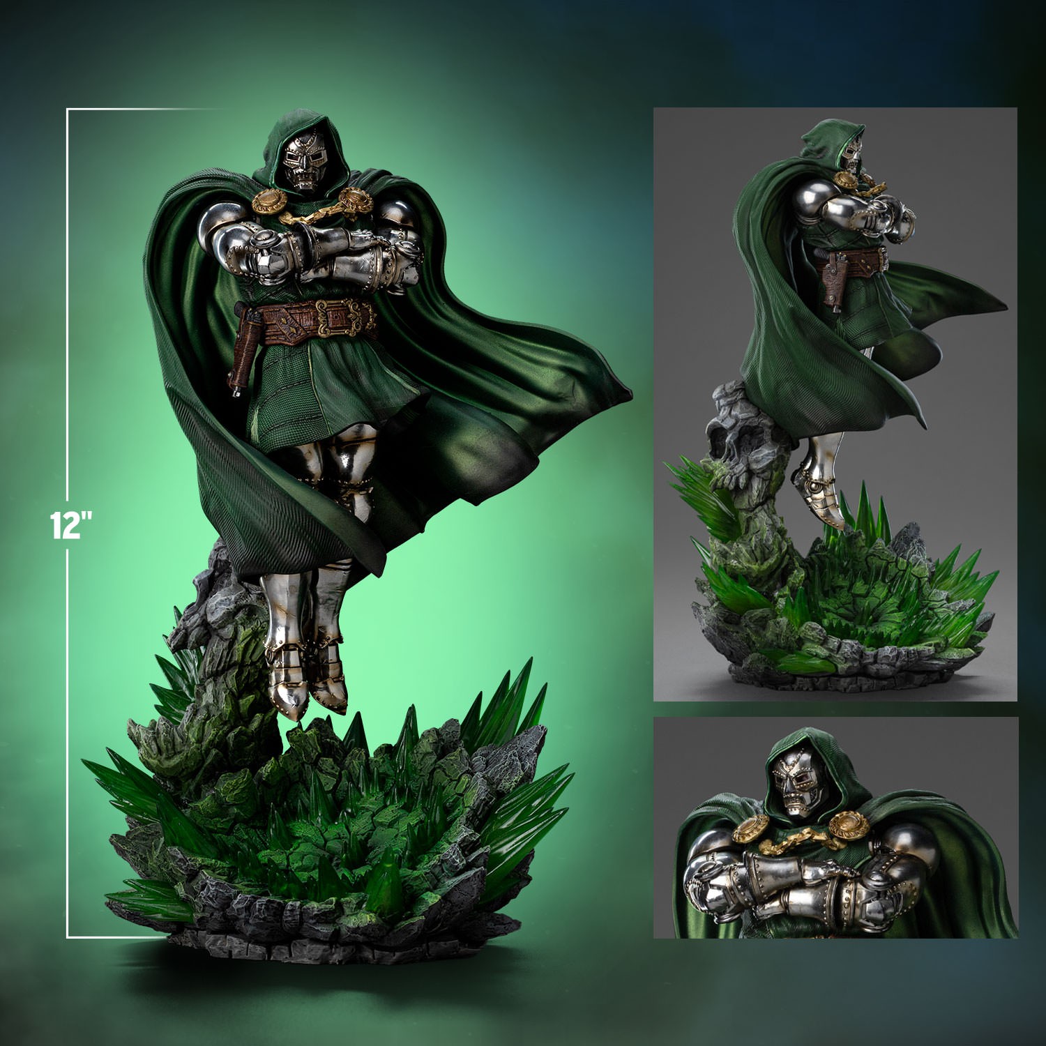 Doctor Doom 1:10 Scale Statue by Iron Studios | Sideshow