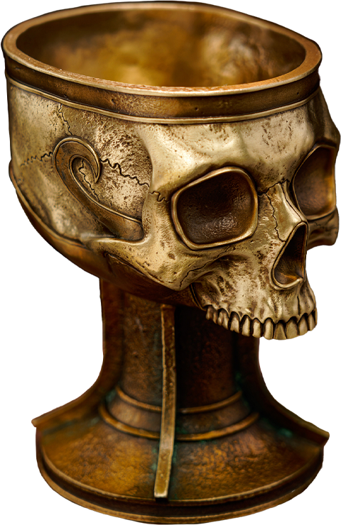 Manas SUM Skull Cup (Bronze Version) Collectible Drinkware  (Prototype Shown) View 11