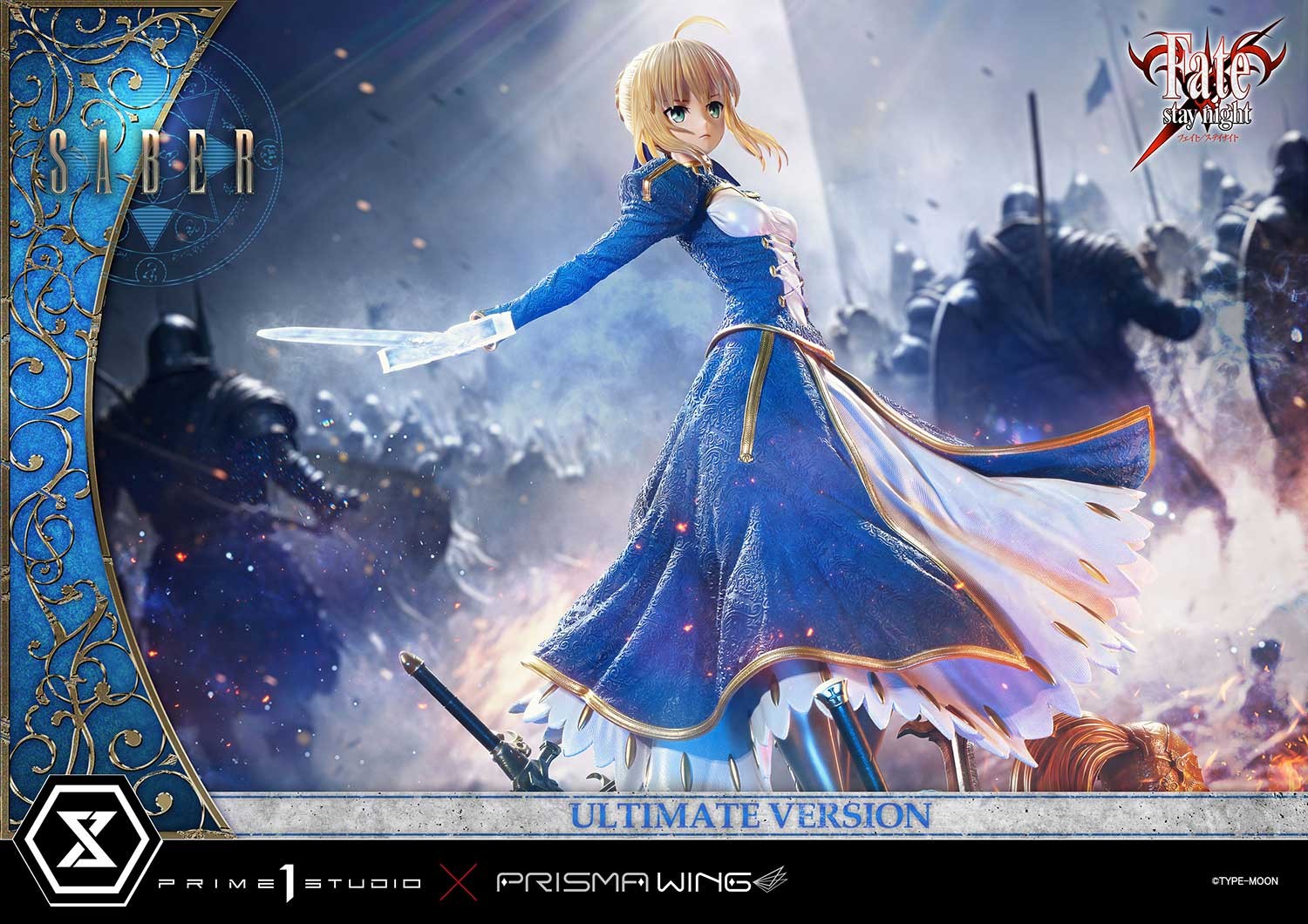 Fate Saber (Ultimate Version) Quarter Scale Statue  (Prototype Shown) View 7