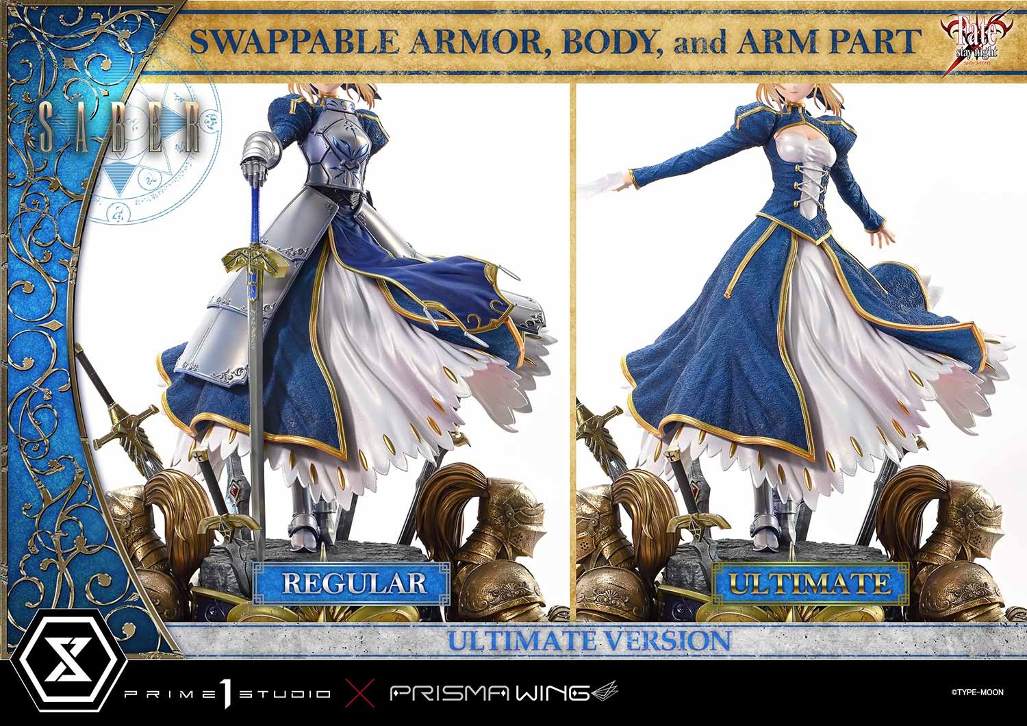 Fate Saber (Ultimate Version) Quarter Scale Statue  (Prototype Shown) View 9