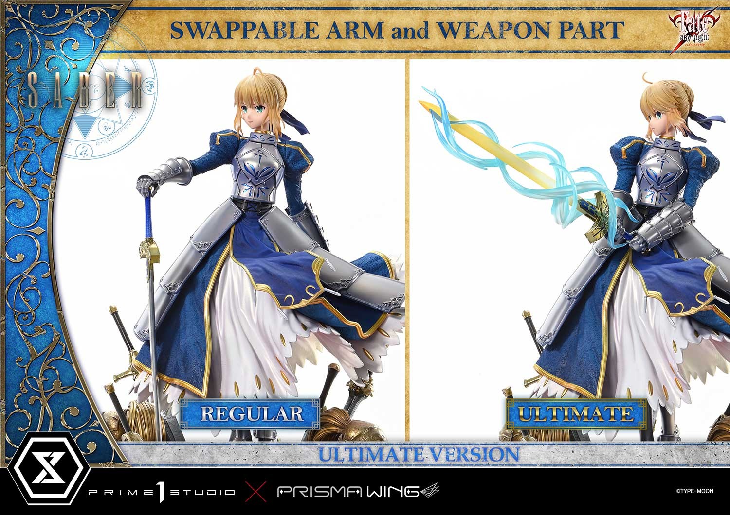 Fate Saber (Ultimate Version) Quarter Scale Statue  (Prototype Shown) View 10