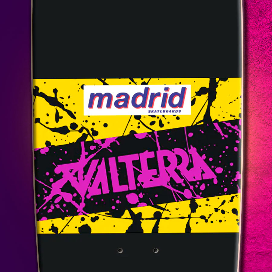 Back to the Future Valterra Madrid Skateboard Deck  (Prototype Shown) View 4
