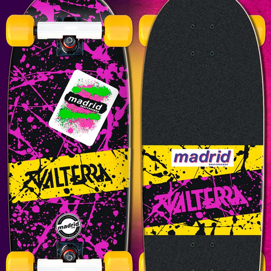 Back to the Future Valterra Madrid (Complete) Skateboard Deck  (Prototype Shown) View 5