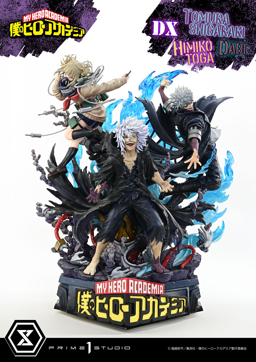 Tomura Shigaraki, Dabi, and Himiko Toga Quarter Scale Statue