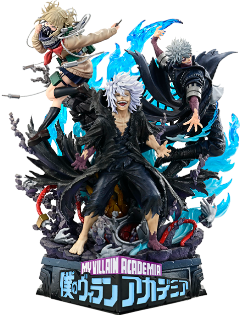 My Hero Academia Tomura Shigaraki, Dabi, and Himiko Toga (Deluxe Version) Quarter Scale Statue  (Prototype Shown) View 12