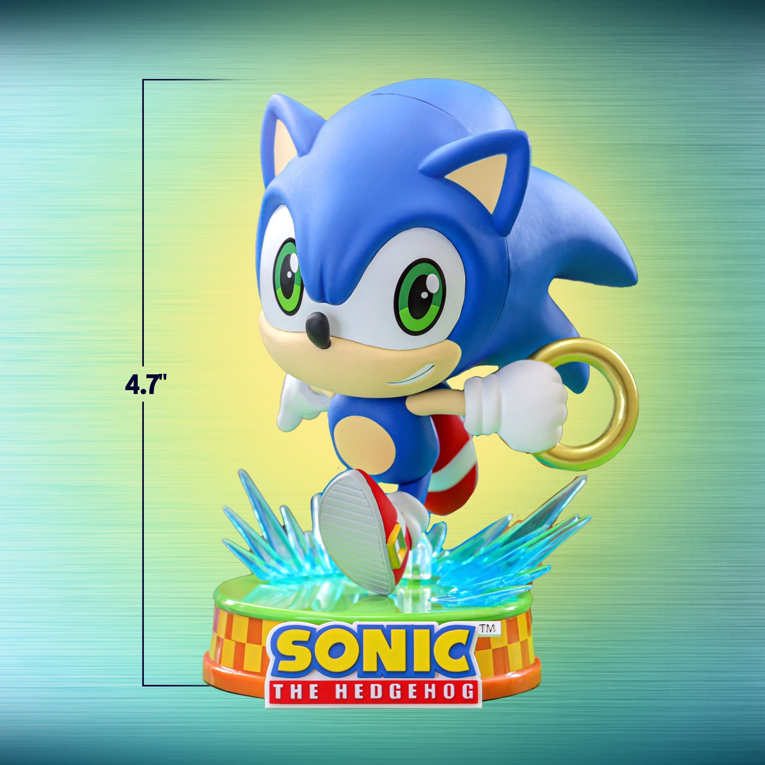 Sonic the Hedgehog Sonic Cosbaby Collectible Figure  (Prototype Shown) View 2