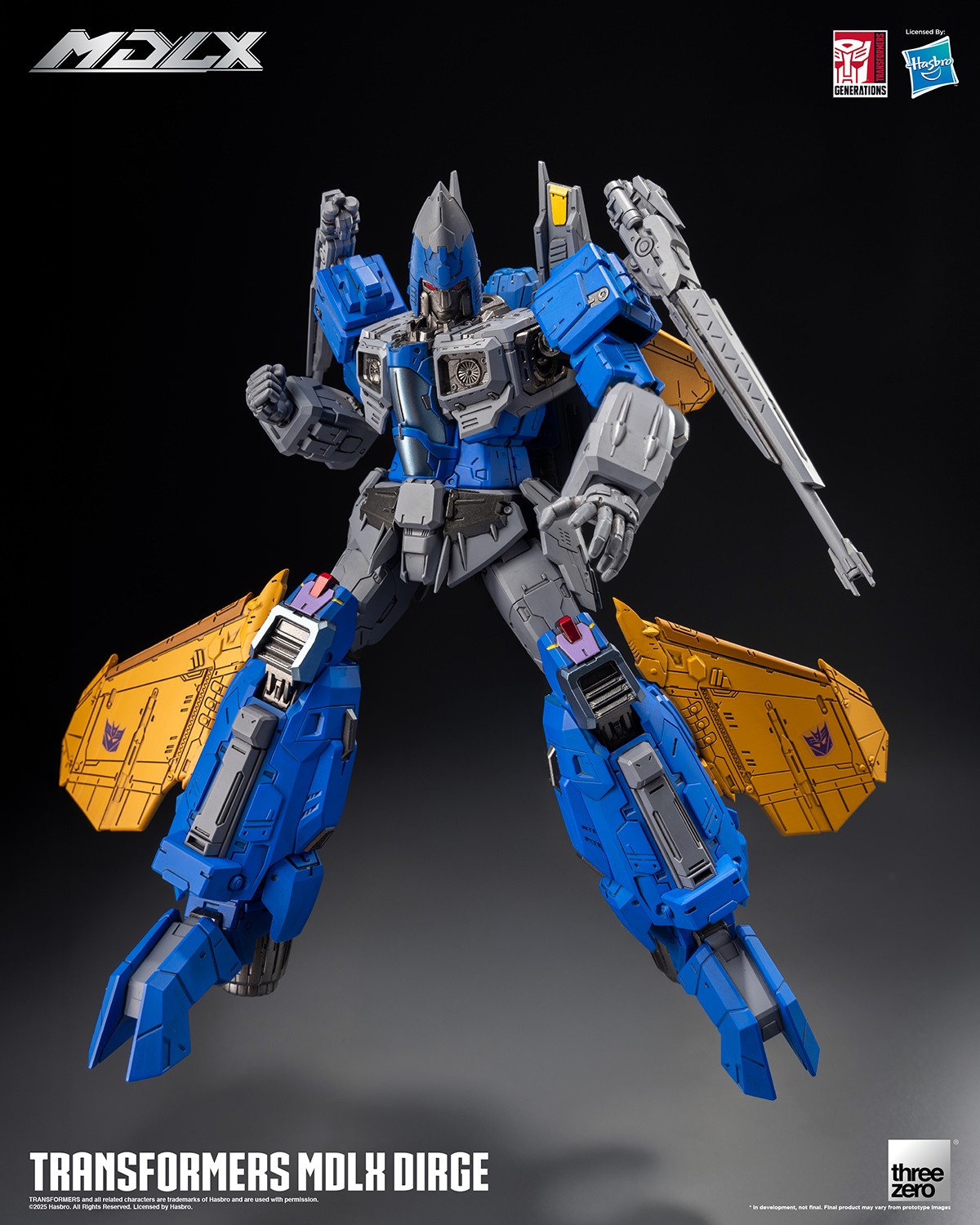 Transformers Dirge MDLX Action Figure  (Prototype Shown) View 8