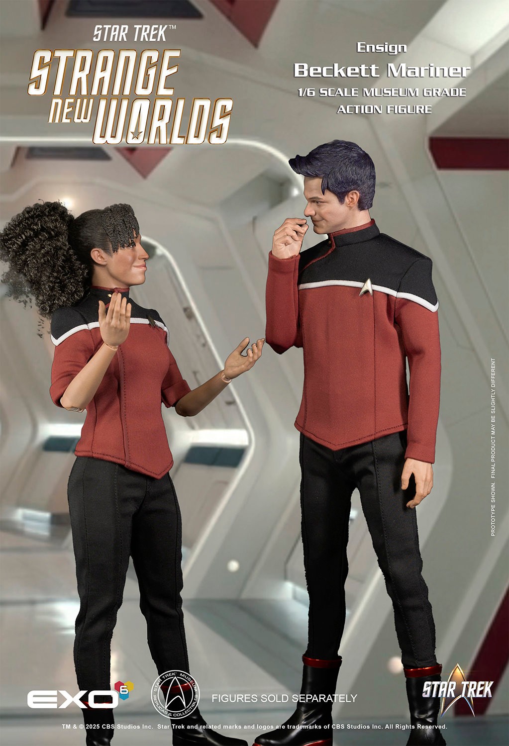 Star Trek Ensign Beckett Mariner Sixth Scale Figure  (Prototype Shown) View 8