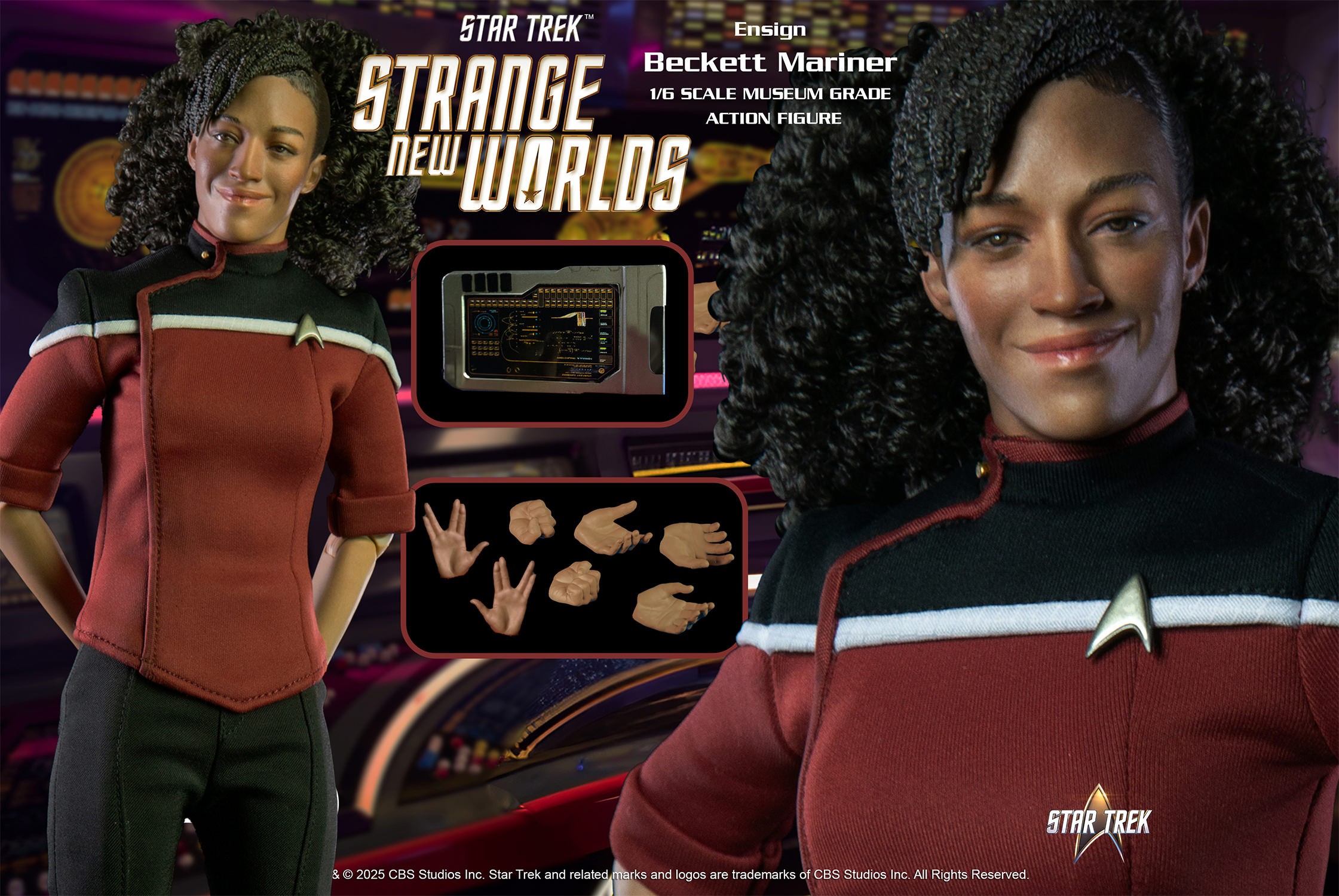 Star Trek Ensign Beckett Mariner Sixth Scale Figure  (Prototype Shown) View 9