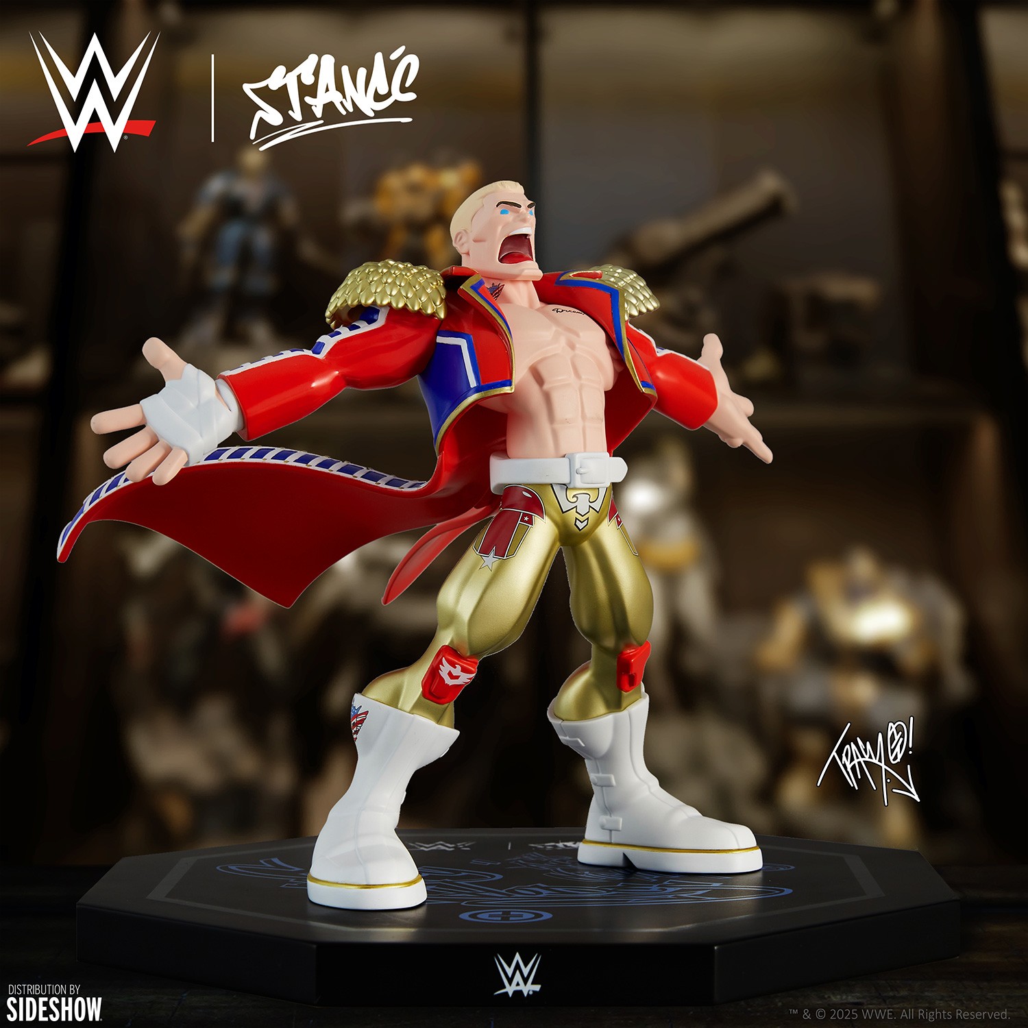 WWE Cody Rhodes Designer Collectible Statue  (Prototype Shown) View 1