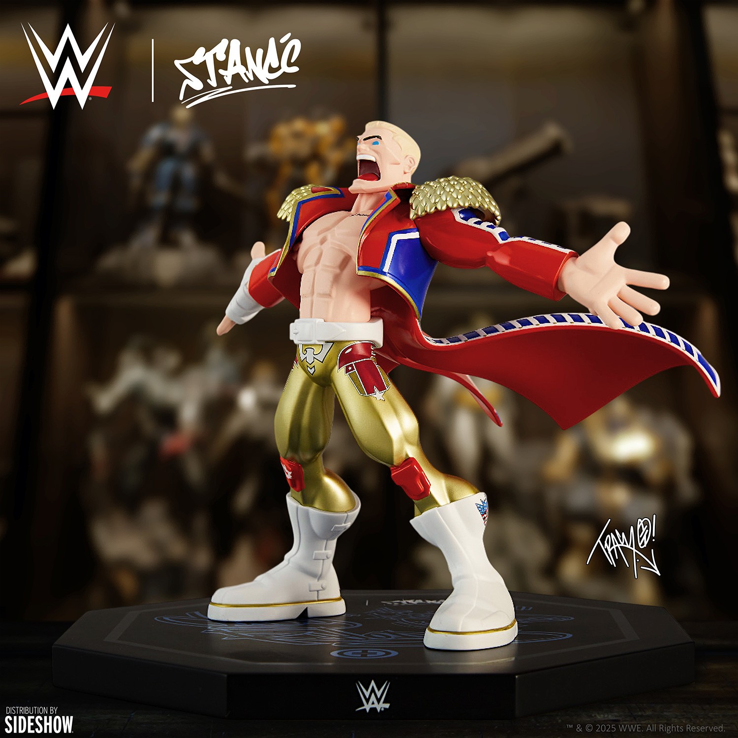 WWE Cody Rhodes Designer Collectible Statue  (Prototype Shown) View 7