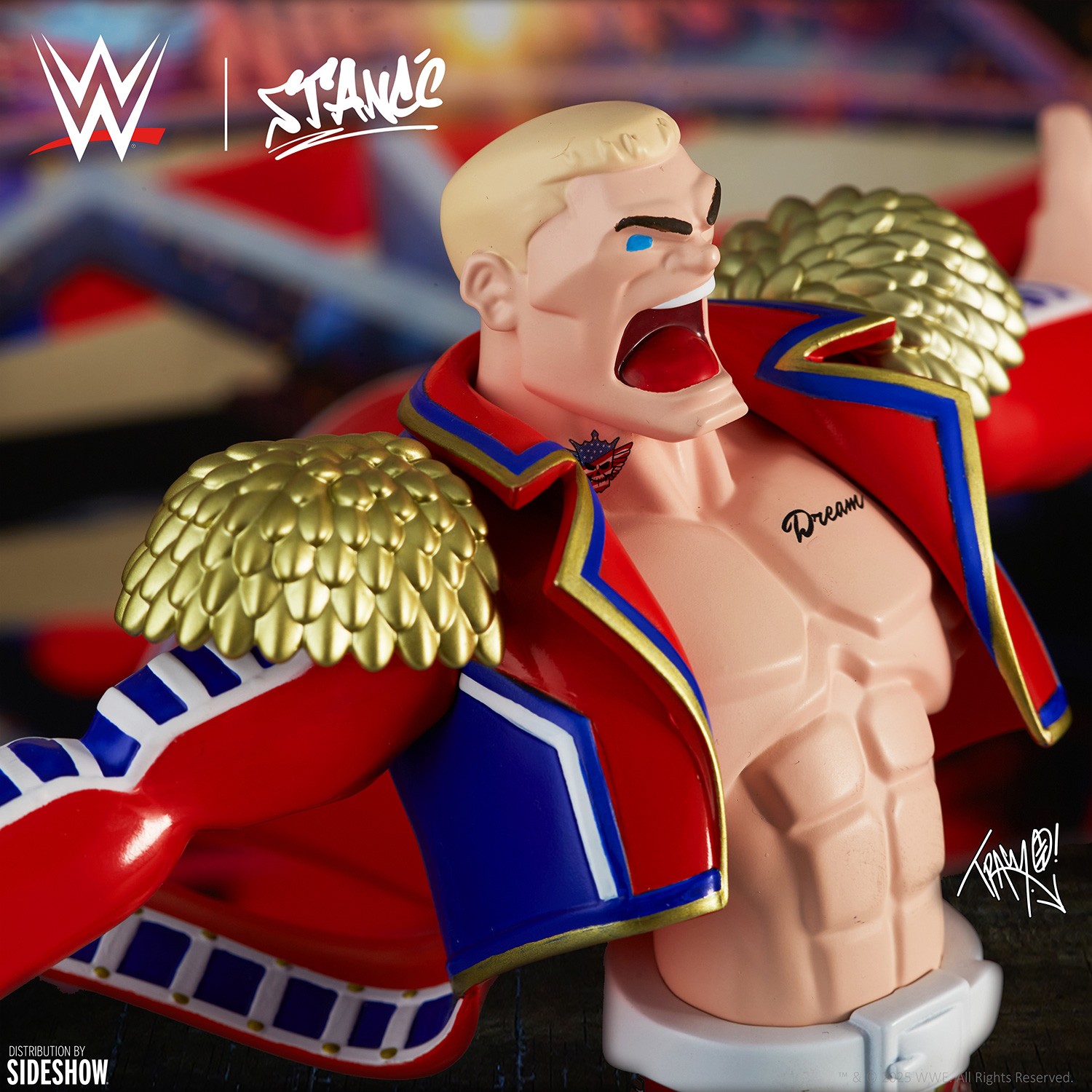 WWE Cody Rhodes Designer Collectible Statue  (Prototype Shown) View 9