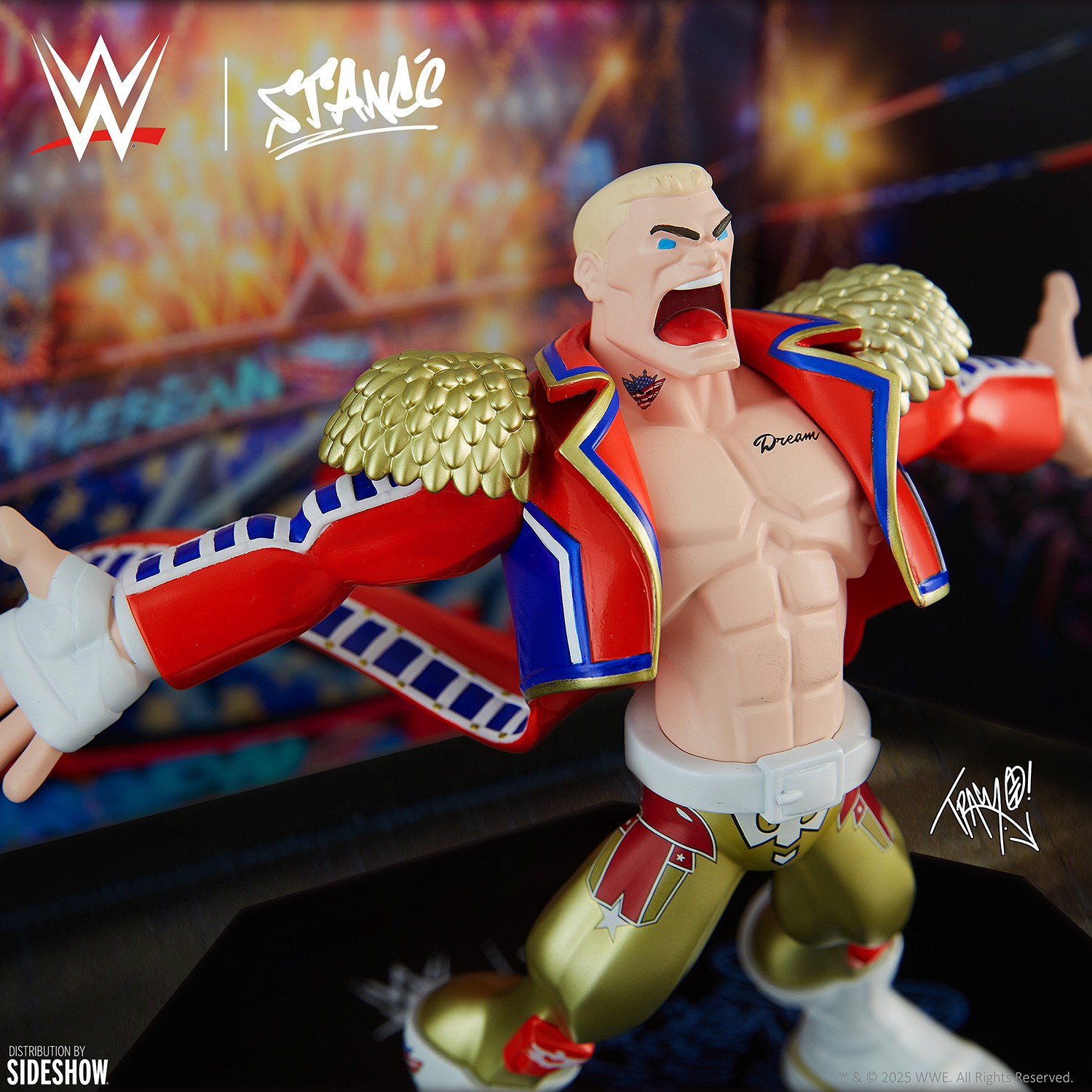 WWE Cody Rhodes Designer Collectible Statue  (Prototype Shown) View 11