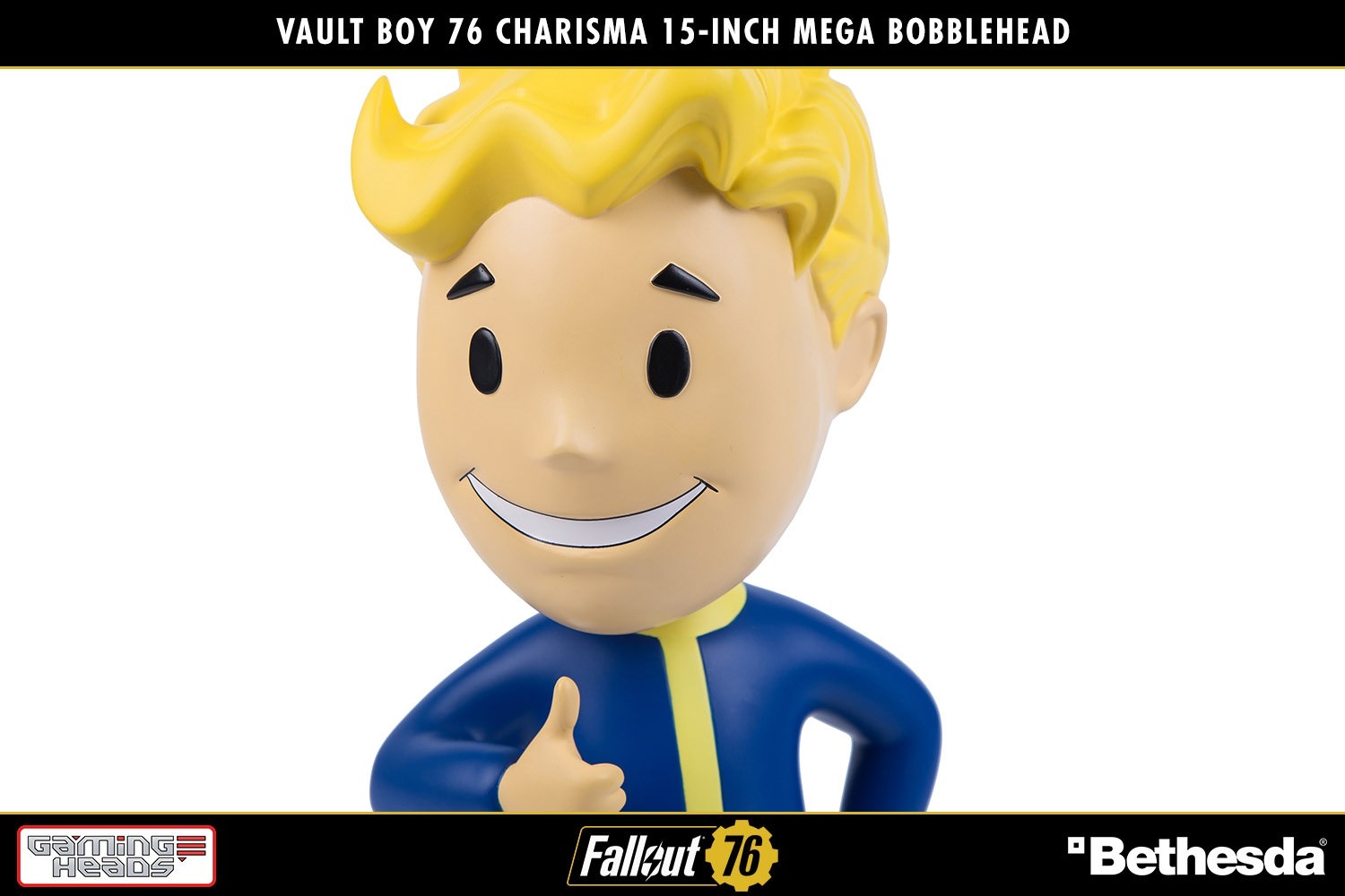 Fallout Vault Boy 76 (Charisma) Mega Bobblehead Bobble Head  Collector Edition (Prototype Shown) View 3
