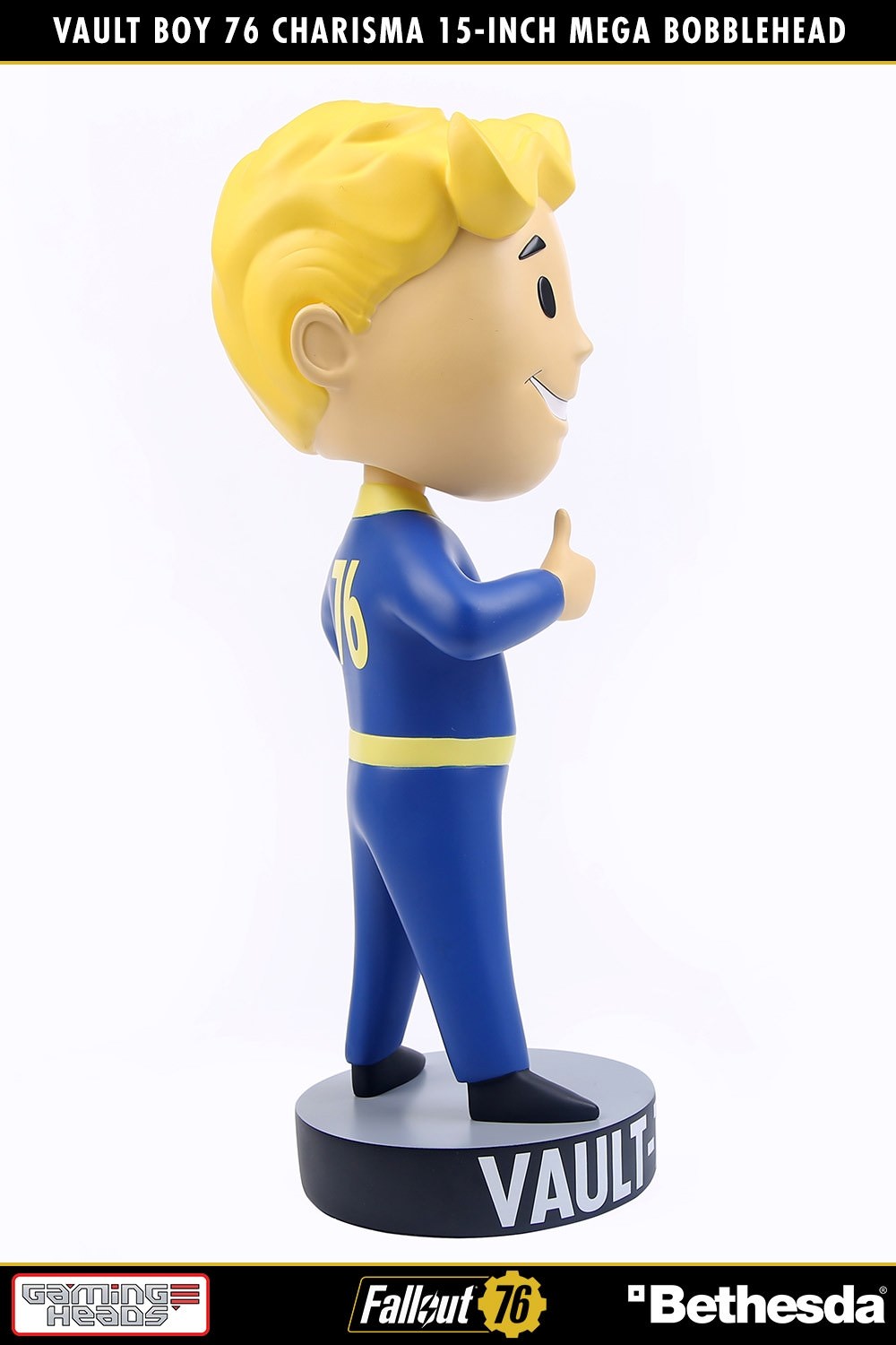Fallout Vault Boy 76 (Charisma) Mega Bobblehead Bobble Head  Collector Edition (Prototype Shown) View 10