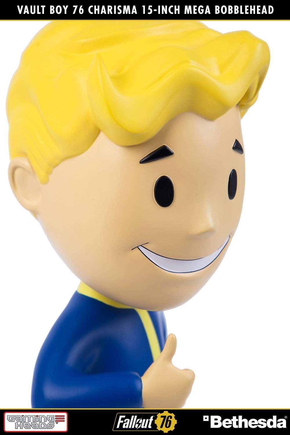 Fallout Vault Boy 76 (Charisma) Mega Bobblehead Bobble Head  Collector Edition (Prototype Shown) View 12