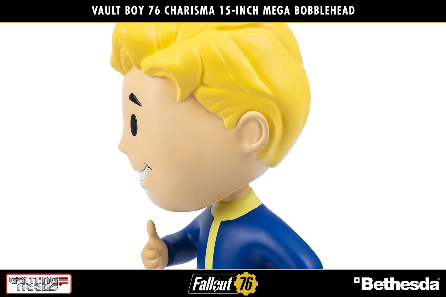 Vault Boy 76 (Charisma) Mega Bobblehead by Gaming Heads