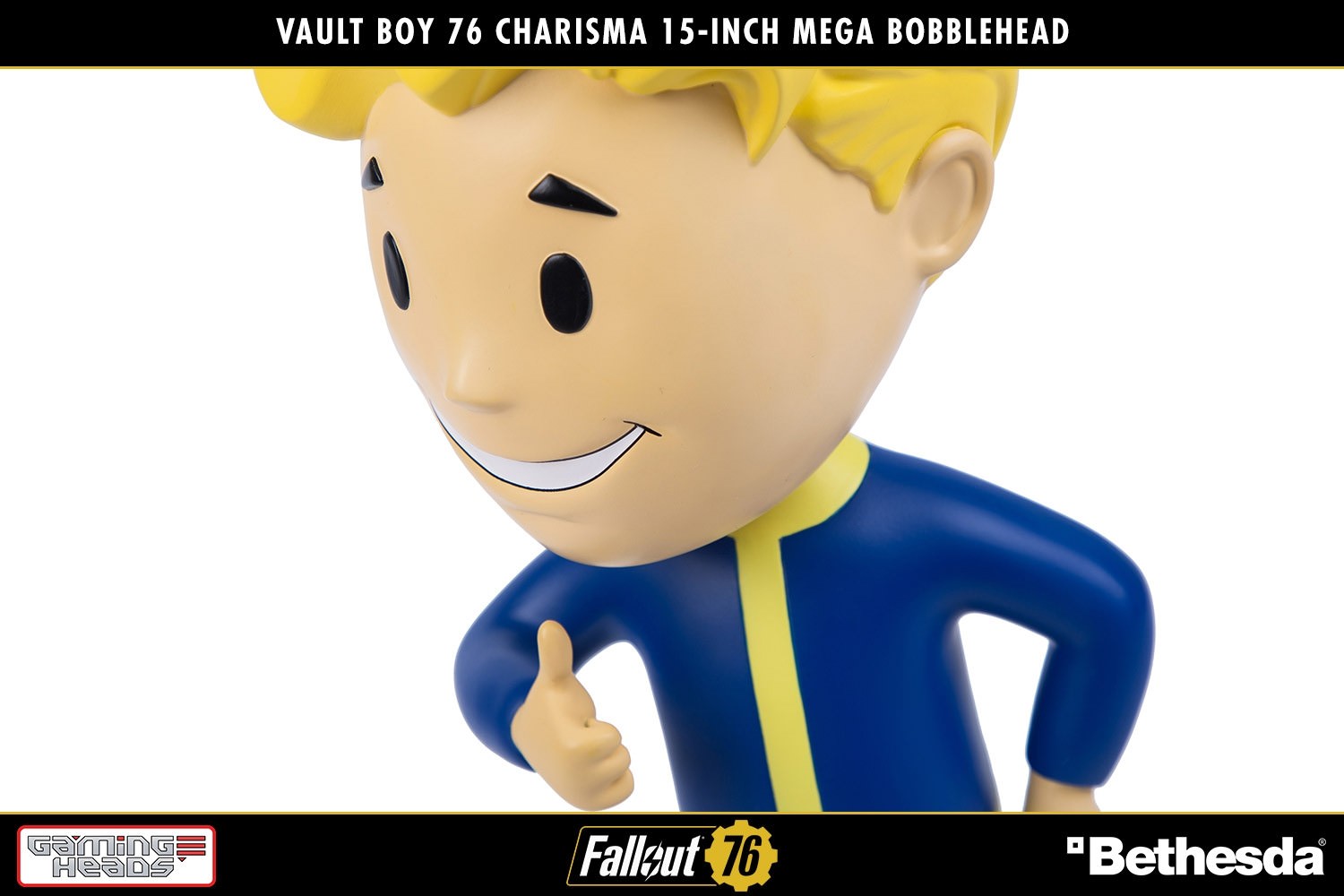Fallout Vault Boy 76 (Charisma) Mega Bobblehead Bobble Head  Collector Edition (Prototype Shown) View 14