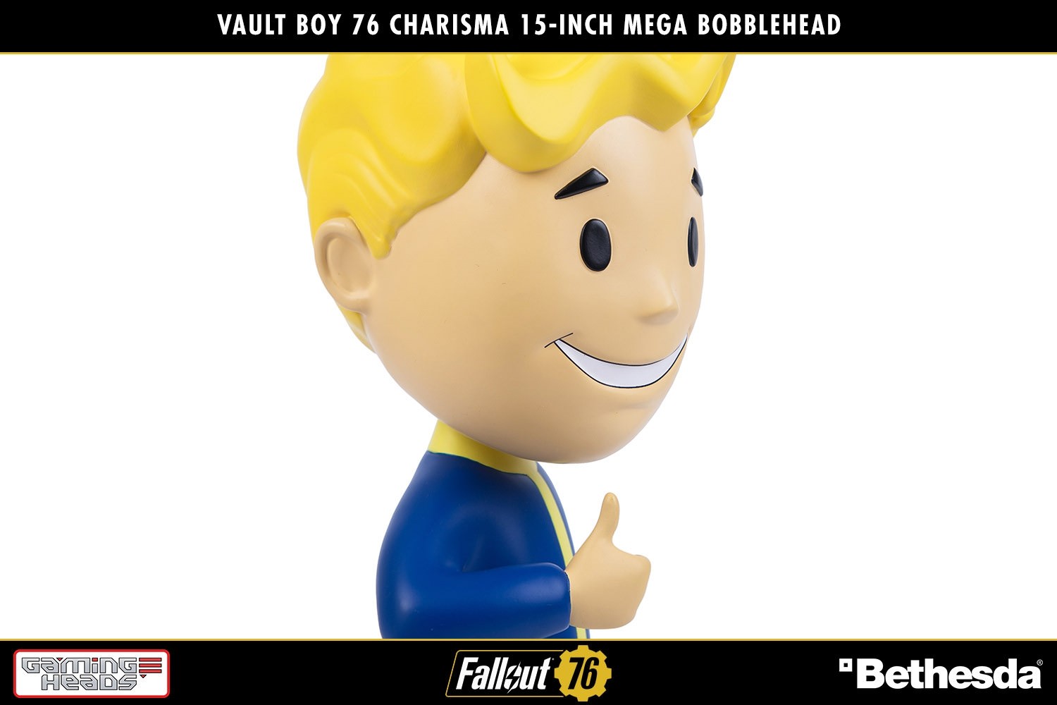Fallout Vault Boy 76 (Charisma) Mega Bobblehead Bobble Head  Collector Edition (Prototype Shown) View 16