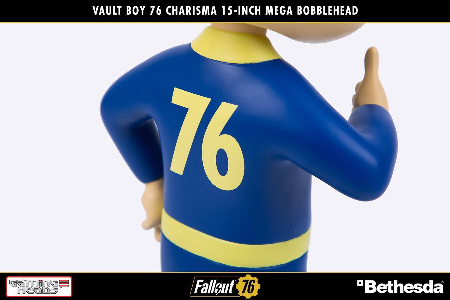 Fallout Vault Boy 76 (Charisma) Mega Bobblehead Bobble Head  Collector Edition (Prototype Shown) View 20