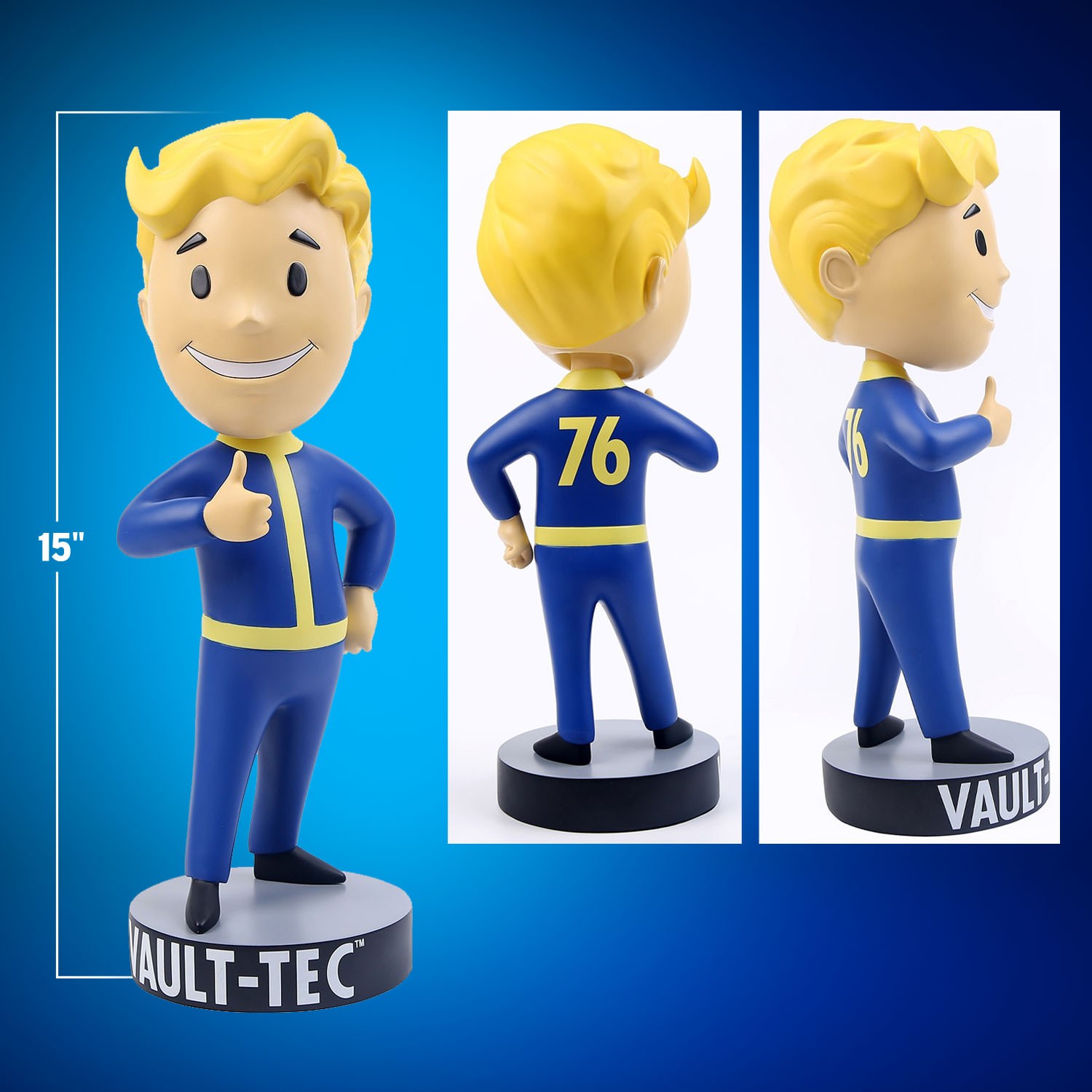 記念グッズ PLAYER BOBBLE BIG HEAD Vault Boy 76 (Charisma) Mega Bobblehead by Gaming Heads | Sideshow