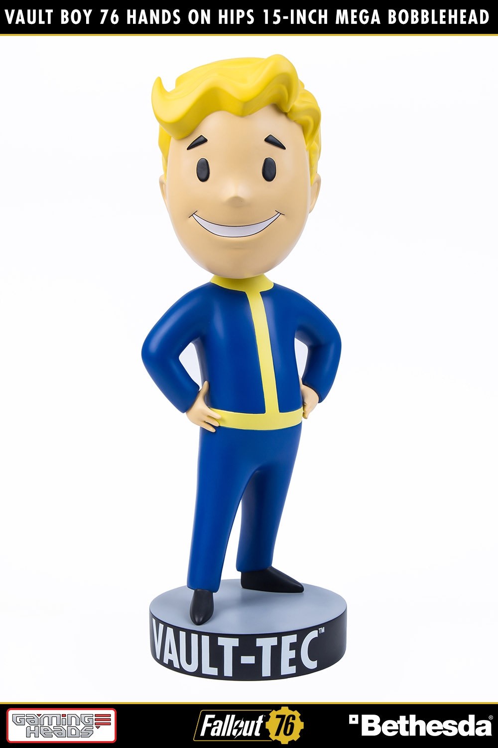 Fallout Vault Boy 76 (Hands on Hips) Mega Bobblehead Bobble Head  (Prototype Shown) View 6