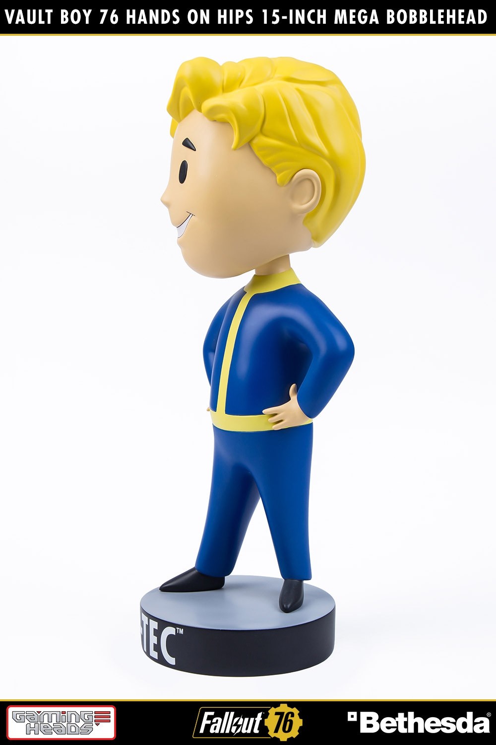Fallout Vault Boy 76 (Hands on Hips) Mega Bobblehead Bobble Head  (Prototype Shown) View 8