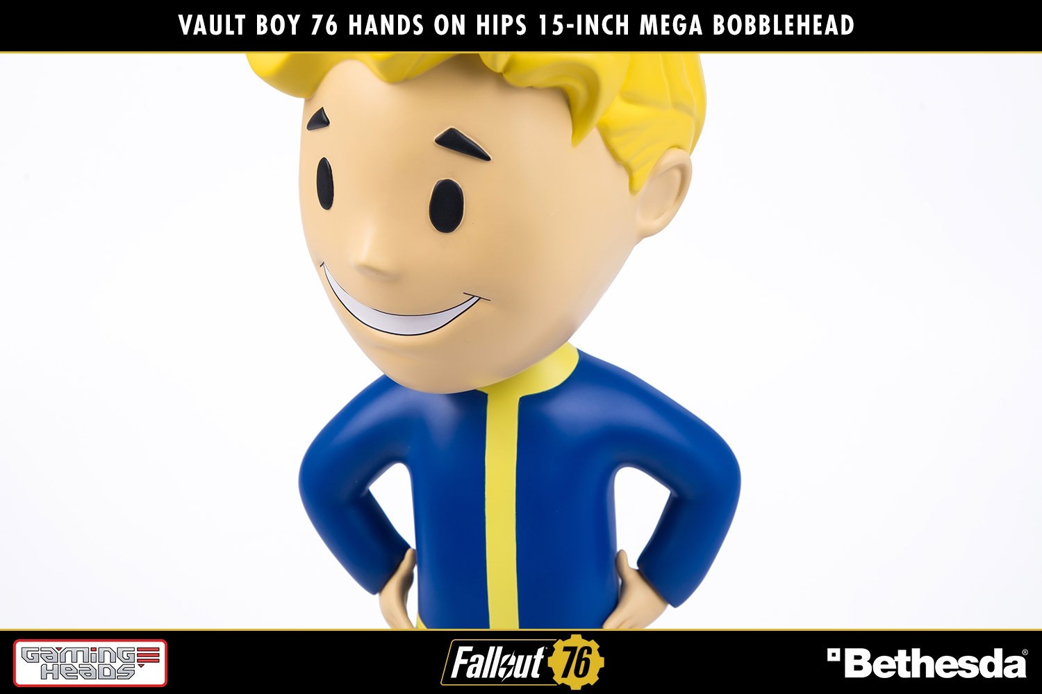 Fallout Vault Boy 76 (Hands on Hips) Mega Bobblehead Bobble Head  (Prototype Shown) View 16