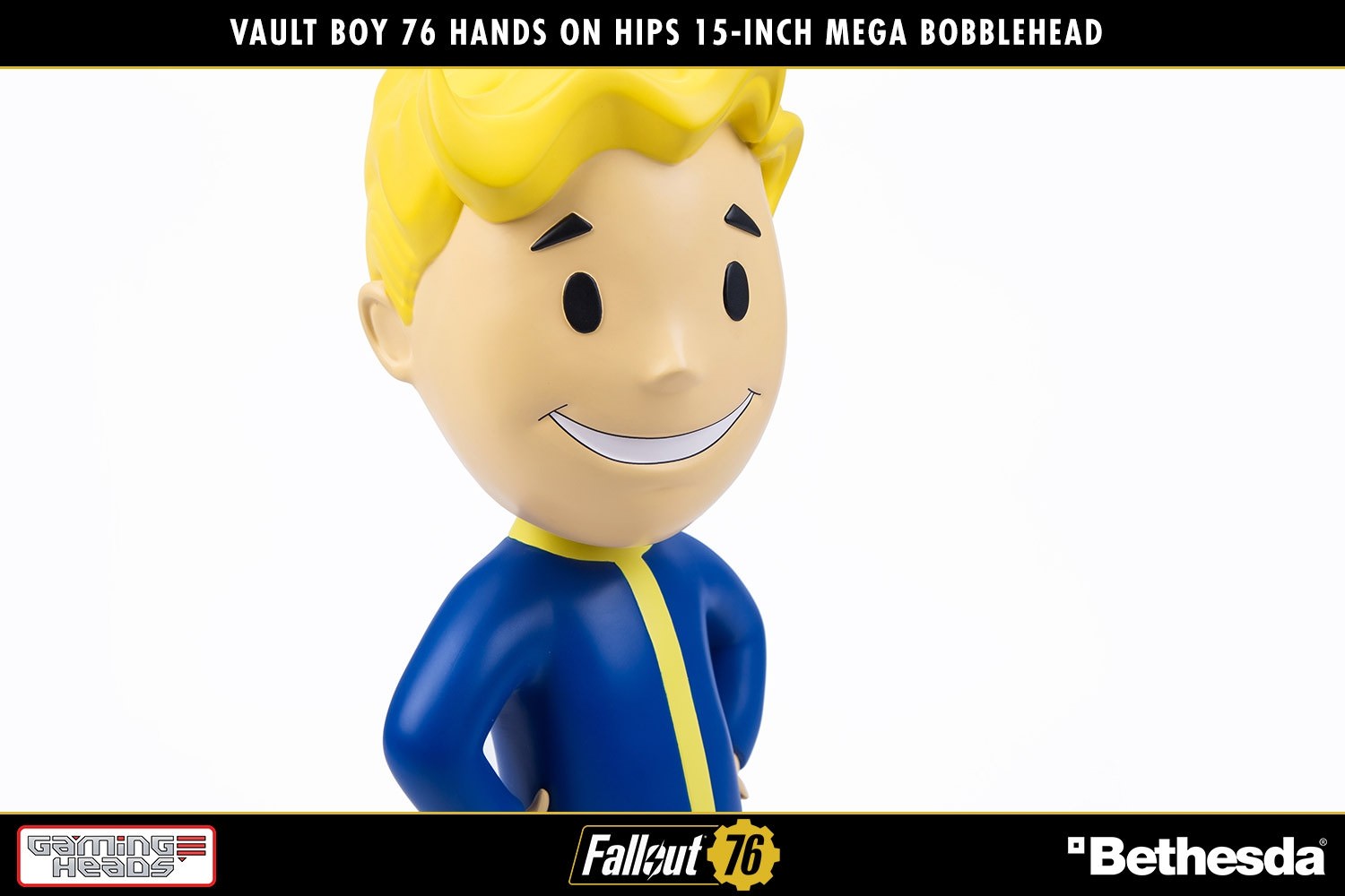 Fallout Vault Boy 76 (Hands on Hips) Mega Bobblehead Bobble Head  (Prototype Shown) View 22