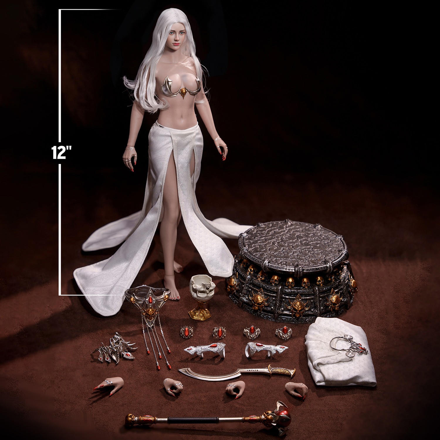 ARH Comix White Queen of Babylon (Official Version) Sixth Scale Figure  Collector Edition (Prototype Shown) View 2