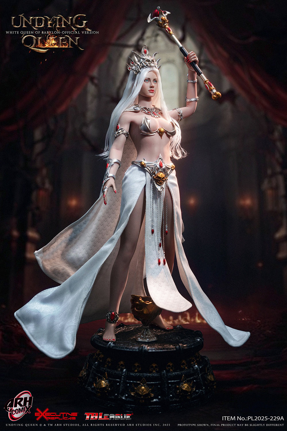 ARH Comix White Queen of Babylon (Official Version) Sixth Scale Figure  Collector Edition (Prototype Shown) View 5