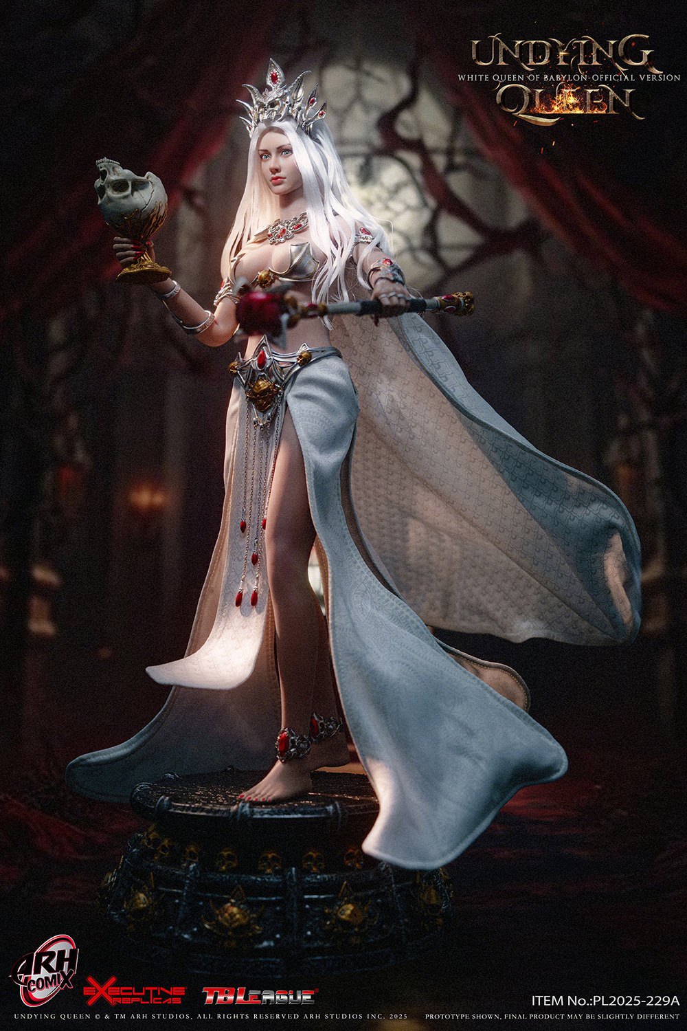 ARH Comix White Queen of Babylon (Official Version) Sixth Scale Figure  Collector Edition (Prototype Shown) View 10