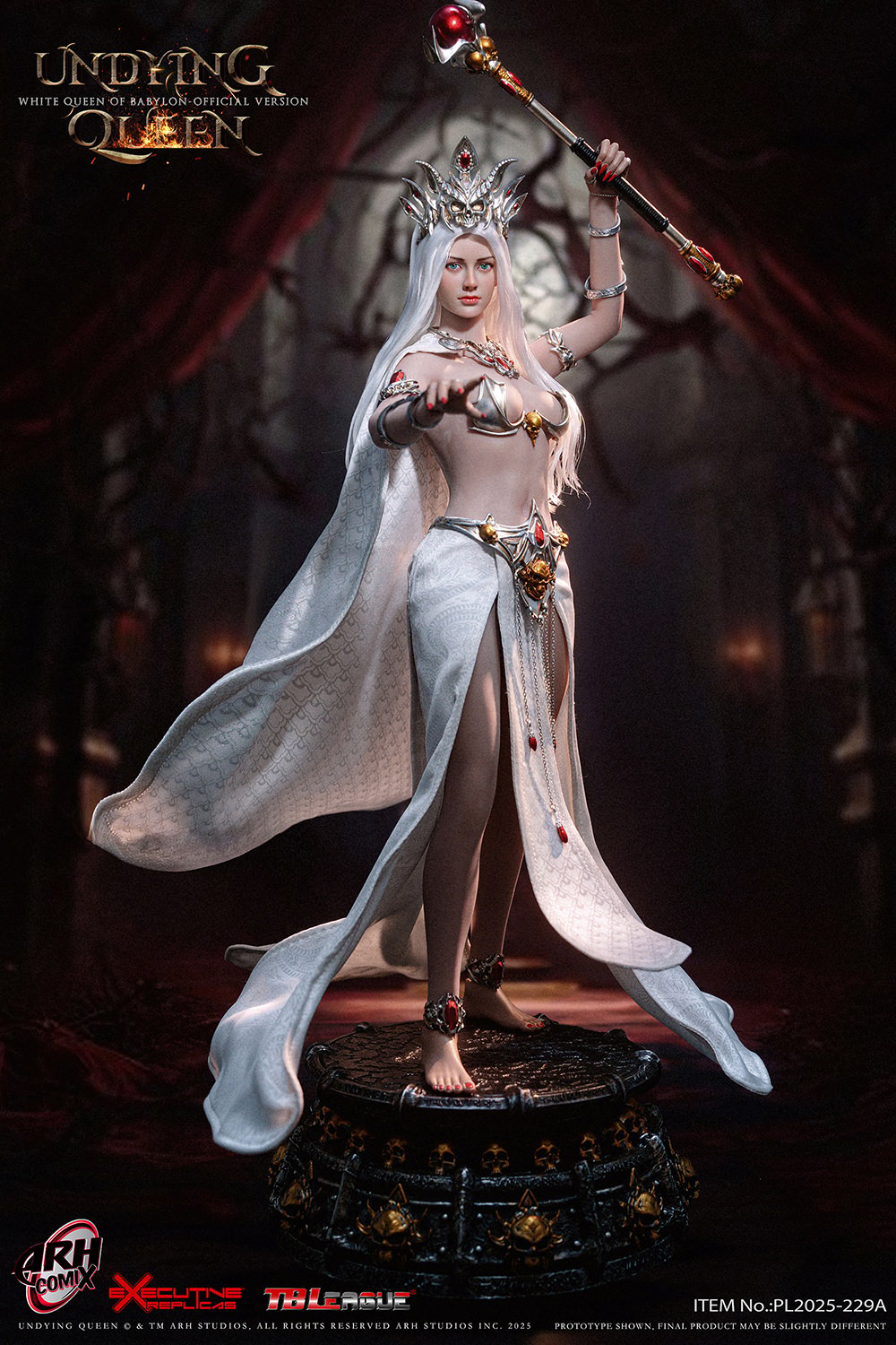 ARH Comix White Queen of Babylon (Official Version) Sixth Scale Figure  Collector Edition (Prototype Shown) View 11